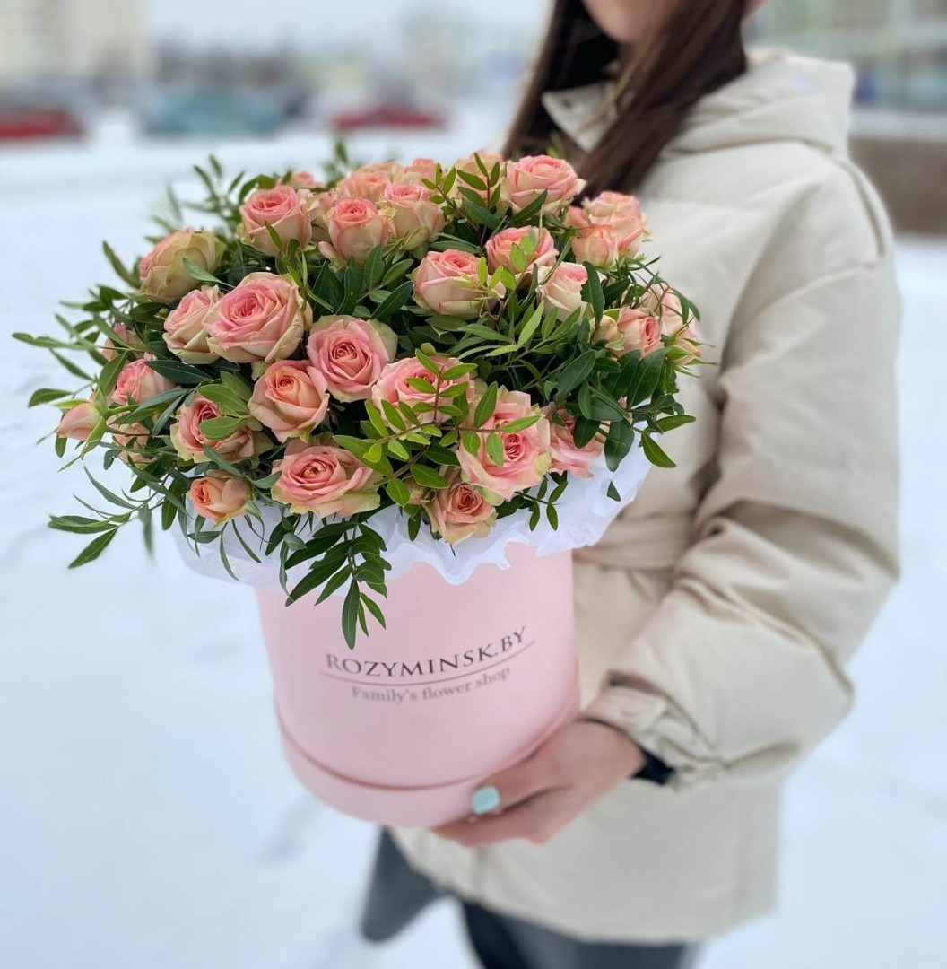 Цветы в коробке 42