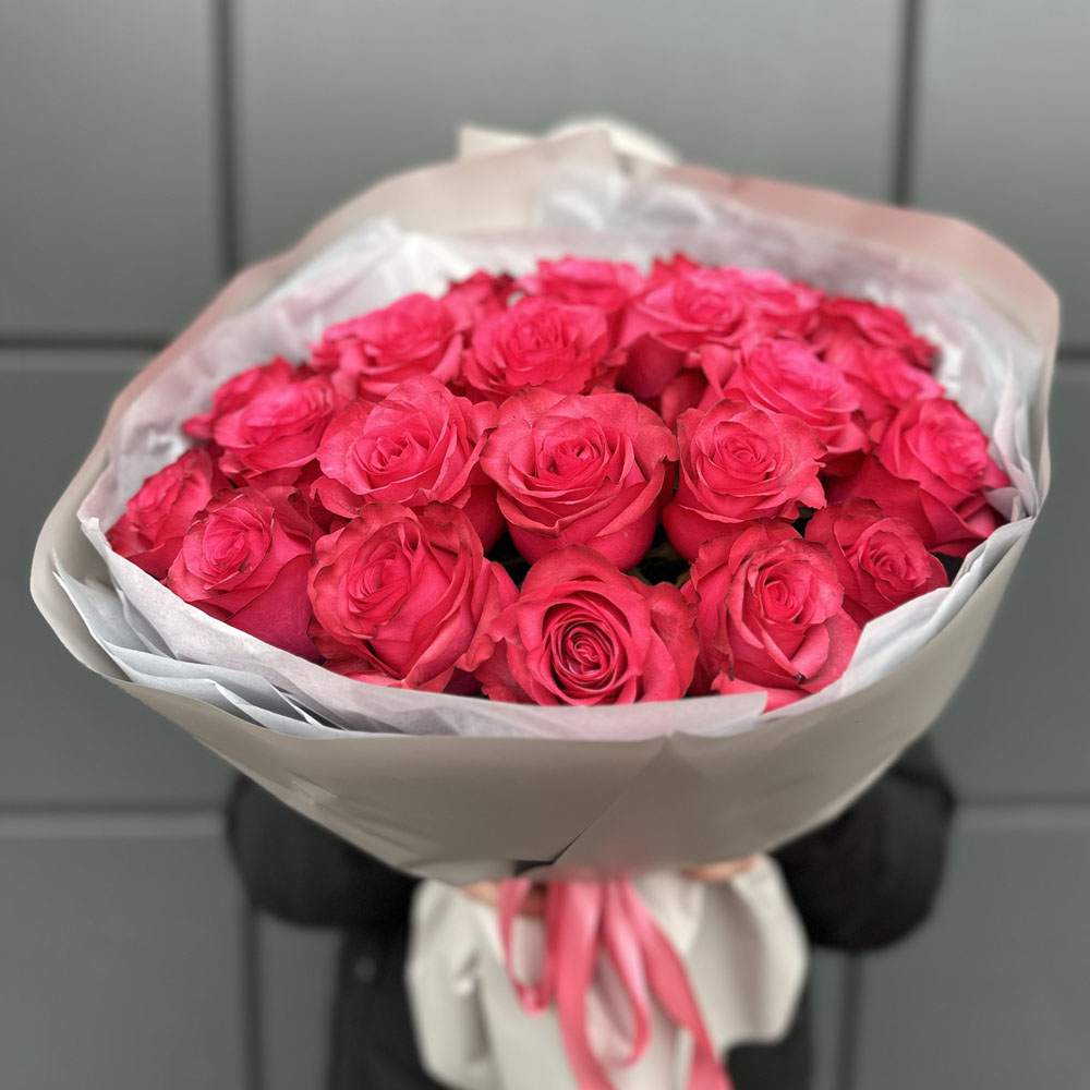 Букет 21 роза Лола (Lola)
